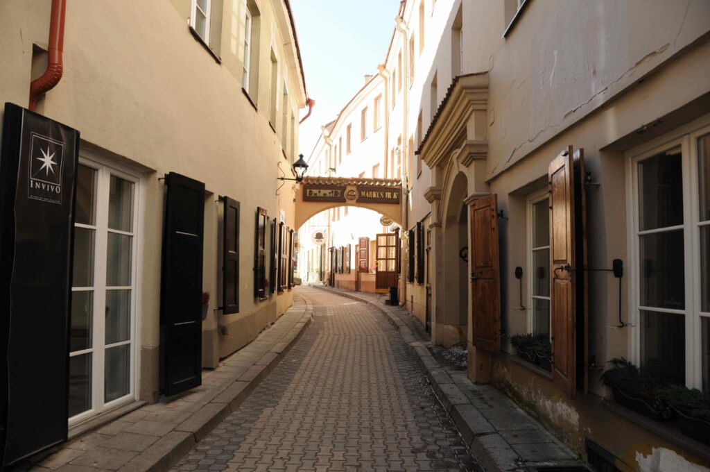 Vilnius old city, butcher street