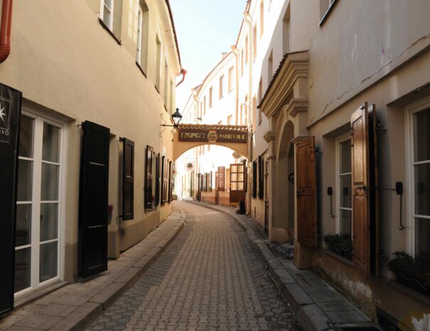 Vilnius old city, butcher street